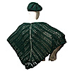 Chevron Lace Shawl & Beret